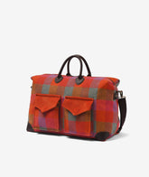 Harvard Safari Duffel Bag Harris Tweed - Orange | My Style Bags