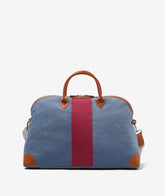 London Duffel Bag Stripe - Avio Blue | My Style Bags