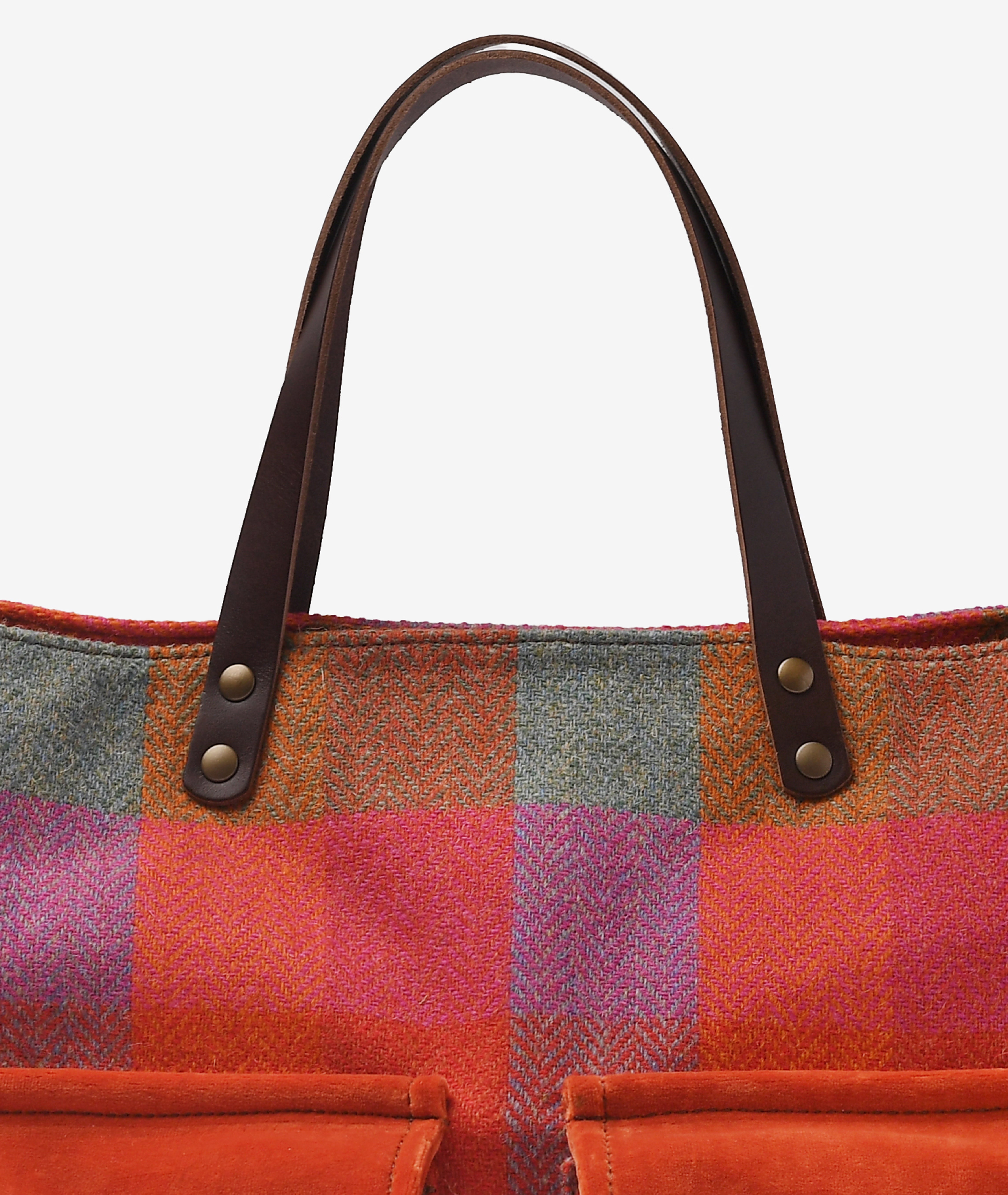 Safari Harris Tweed Handbag – Orange Orange | My Style Bags