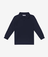 Blue Long-Sleeved Polo for Babies - Baby Travel Accessories | My Style Bags