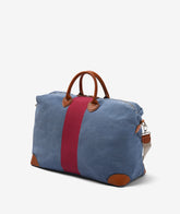Harvard Duffel Bag Stripe - Avio Blue | My Style Bags