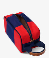 Boston Beauty Case Stripe in Blue/Red - Blue/Red | My Style Bags