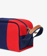 Boston Beauty Case Stripe in Blue/Red - Blue/Red | My Style Bags