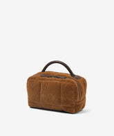 Beauty Case Velour - Camel - Cosmetic Travel Bags | My Style Bags