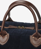 Harvard Duffel Bag Velour - Large in Dark Blue | My Style Bags