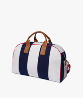 Standford Duffel Bag Stripe in White/Blue | My Style Bags