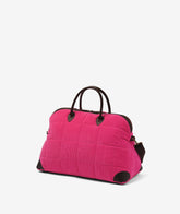 London Duffel Bag Velour - Fucsia | My Style Bags