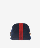 Trousse Large Velvet - Blue - Cosmetic Travel Bags | My Style Bags