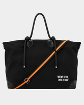 Harvard Safari Small Duffel Bag X Dadimatto - Black | My Style Bags