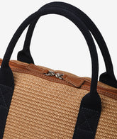 London Duffel Bag Straw - Blue | My Style Bags