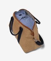 London Duffel Bag Straw - Blue | My Style Bags