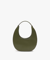 Moon Handbag Leather - Dark Green | My Style Bags