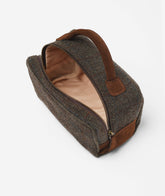 Beauty Case Tweed Deluxe - Chocolate - Cosmetic Travel Bags | My Style Bags