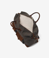 Harvard Safari Duffel Bag Tweed Deluxe - Chocolate | My Style Bags