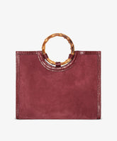 Bamboo Handbag Deluxe - Large in Burgundy - Burgundy | My Style Bags