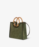 Bamboo Handbag Deluxe - Medium in Green - Green | My Style Bags