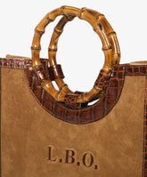 Bamboo Handbag Deluxe - Medium in Tobacco - Tobacco | My Style Bags