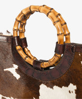 Bamboo Handbag Deluxe - Medium in Cow Print - Cow Print | My Style Bags
