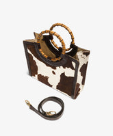 Bamboo Handbag Deluxe - Medium in Cow Print - Cow Print | My Style Bags