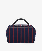Berkeley Beauty Case Pin Stripe Red | My Style Bags