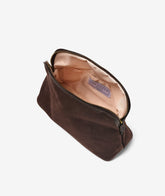 Trousse Peachskin - Large in Chocolate - All | My Style Bags