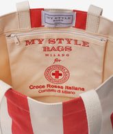 Tote Bag x Croce Rossa Italiana – Bold Stripe - All | My Style Bags