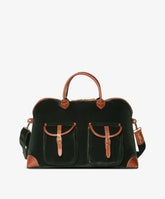 London Duffel Bag Velour - Dark Green - Dark Green | My Style Bags