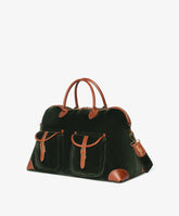 London Duffel Bag Velour - Dark Green - Dark Green | My Style Bags