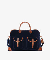 London Duffel Bag Velour - Navy Blue - Navy Blue | My Style Bags