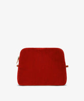Trousse Large Velour in Red - Red | My Style Bags