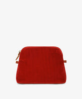 Trousse Medium Velour in Red - Red | My Style Bags