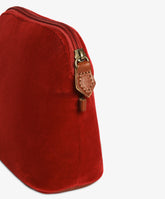 Trousse Medium Velour in Red - Red | My Style Bags