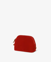 Trousse Small Velour in Red | My Style Bags