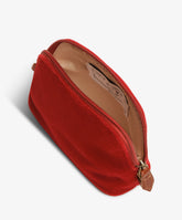 Trousse Small Velour in Red | My Style Bags
