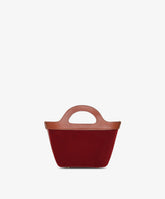 Handbag Alma Velour - Burgundy - Burgundy | My Style Bags