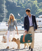 Harvard Duffel Bag Stripe - Avio Blue | My Style Bags