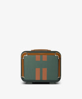 XS Vanity Case Forest Green with Stripes | My Style Bags