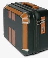 XS Vanity Case Forest Green with Stripes | My Style Bags