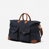 Harvard Safari Duffel Bag Raw Denim X Candiani | My Style Bags