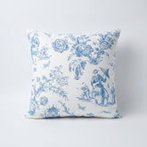 Blue Toile Cushion x Fondazione Theodora - Home Decor Accessories | My Style Bags