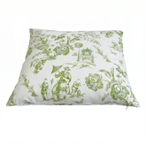 Green Toile Cushion x Fondazione Theodora - Home Decor Accessories | My Style Bags