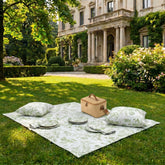 Green Toile Picnic Blanket x Fondazione Theodora - Home Decor Accessories | My Style Bags