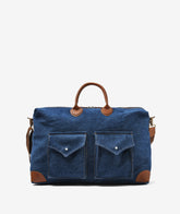 Harvard Safari Duffel Bag Blue Ranch Candiani - Custom Travel Bags | My Style Bags