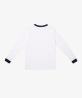 Long-Sleeve Kids’ T-Shirt – Blue Trim | My Style Bags