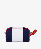 Boston Beauty Case Stripe in White/Blue | My Style Bags