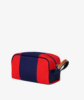 Boston Beauty Case Stripe in Blue/Red | My Style Bags