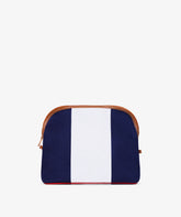 Trousse Large Stripe in White/Blue - New Collection Cosmetic Travel Bags | My Style Bags