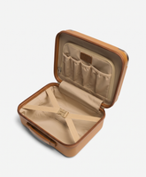  XS Vanity Case Caramel with Stripes - Custom Suitcases | My Style Bags