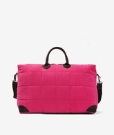 Harvard Duffel Bag Velour - Large in Fucsia | My Style Bags