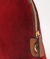 Trousse Large Velvet - Red - Cosmetic Travel Bags | My Style Bags